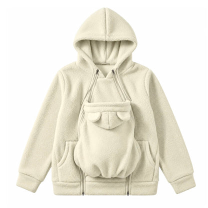 🤍 CocoonMum™ - Veste de portage 2 en 1 en polaire