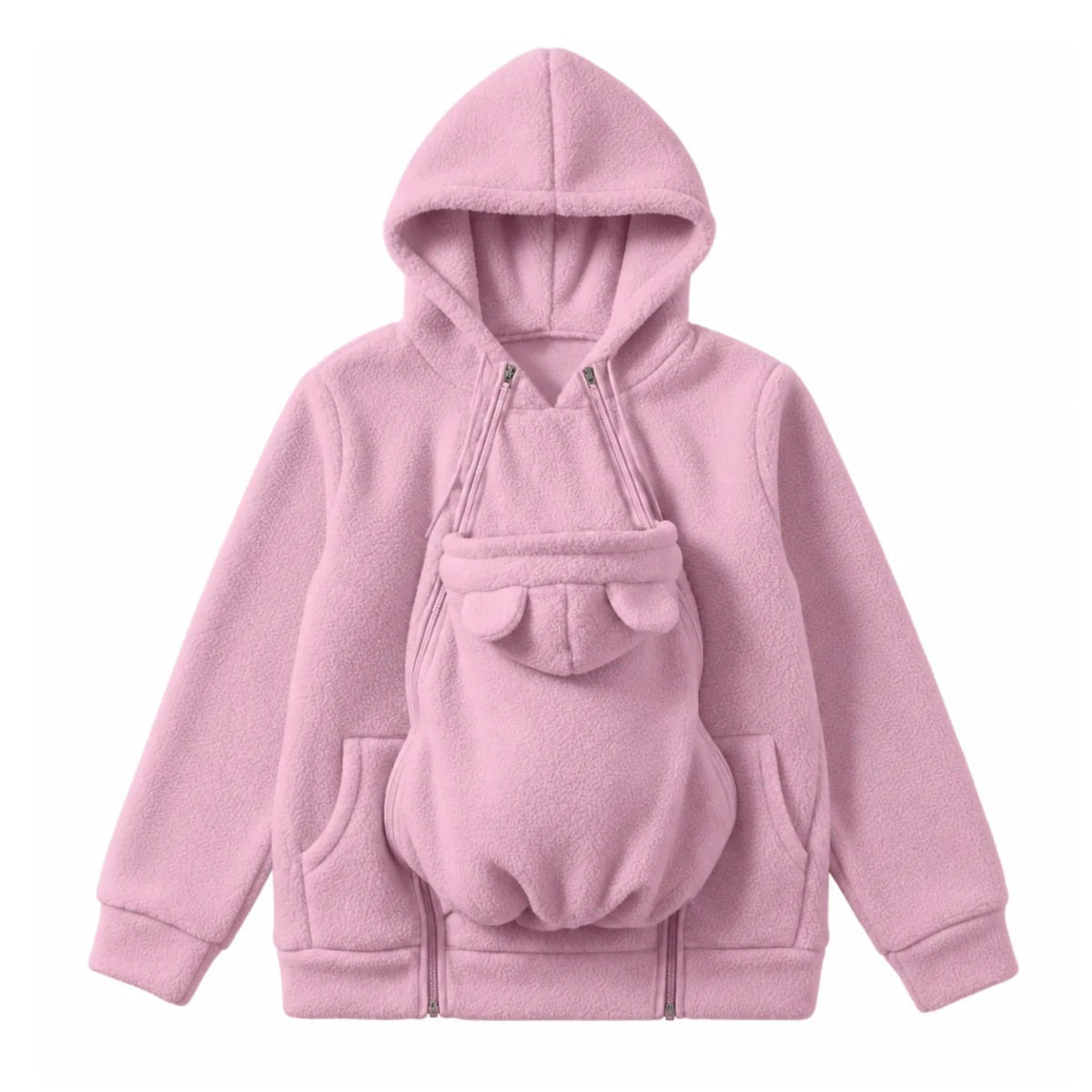 🤍 CocoonMum™ - Veste de portage 2 en 1 en polaire