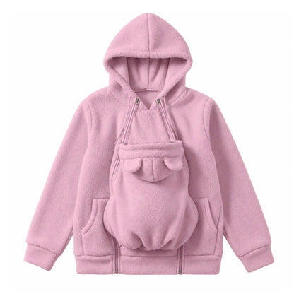 🤍 CocoonMum™ - Veste de portage 2 en 1 en polaire