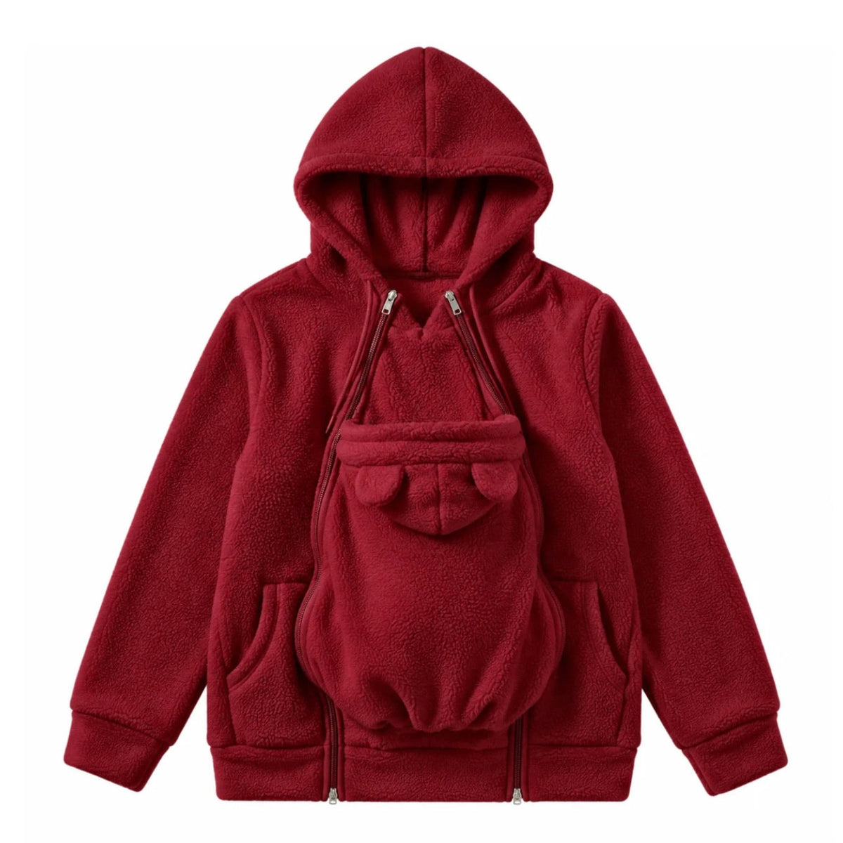 🤍 CocoonMum™ - Veste de portage 2 en 1 en polaire